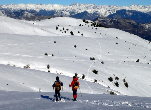  Mercantour con le racchette da neve 